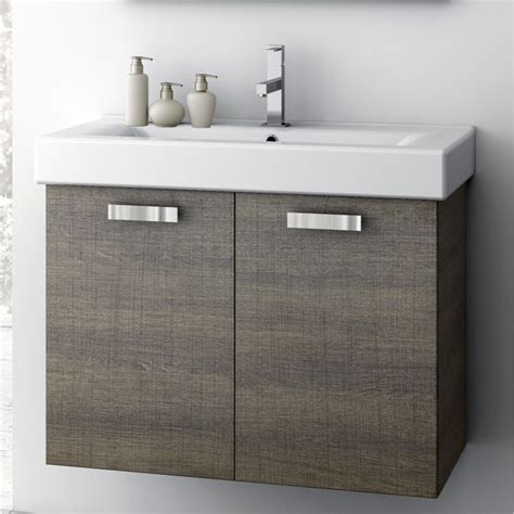 Bathroom vanities add an elegant touch while also offering a convenient place to get ready for your day. Bathroom Vanity, ACF C15, 28 Inch Vanity Cabinet With ...
