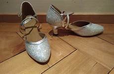 dance shoes sparkling pumps ballroom glitter heels women