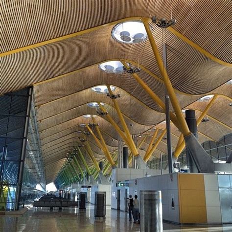 Barajas Airport Madrid Spain Richard Rogers Bamboo