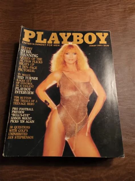 Playboy Magazine August Playmate Carina Persson Sybil Danning Eur