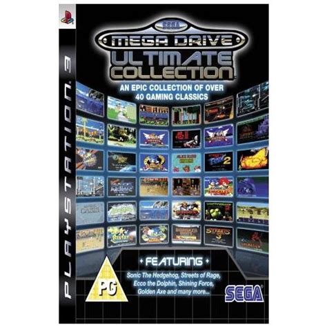 Sega Mega Drive Ultimate Collection Ps3 Pouze Disk