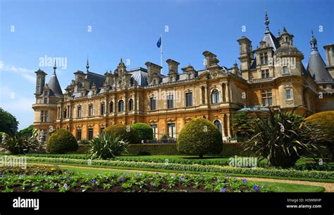Exterior Of Waddesdon Manor A Country House In The Village Of