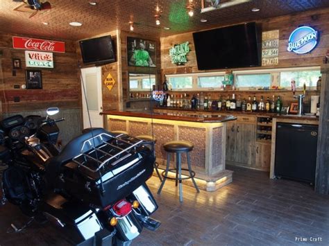 How To Create A Man Cave Garage Man Garage Rustic Man Cave Man Cave