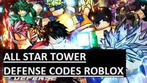 Here's a look at a list of all the currently available codes: All Star Tower Defense Codes December 2020(NEW! Roblox ...