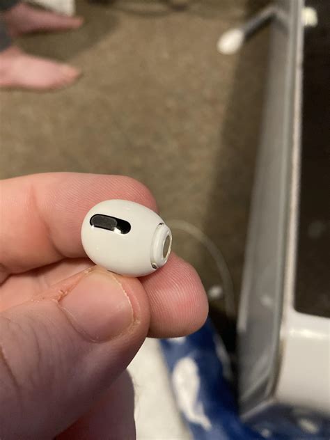The Black Plastic Tip To Hold The Earbuds Has Disappeared On Both Pods