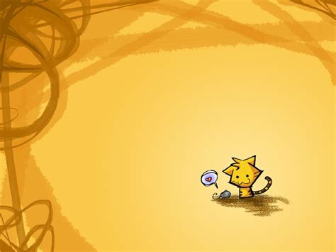 Free Download Mouse Yellow Kittycuteness Post Super Cute 1024x768