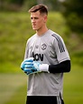 Radek Vitek pictured training with Manchester United for first time