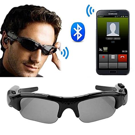 Generic Hd 1080p Spy Camera Bluetooth Smart Glasses With Music Function