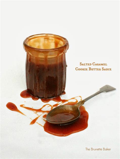 Salted Caramel Cookie Butter Sauce The Brunette Baker