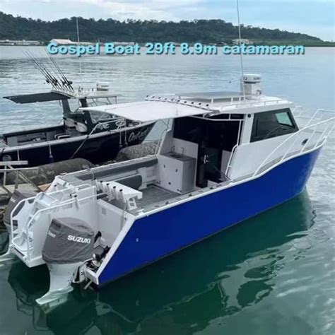 What Is 9m 30ft Aluminum Twin Hull Speed Motor Boat Yacht Aluminium