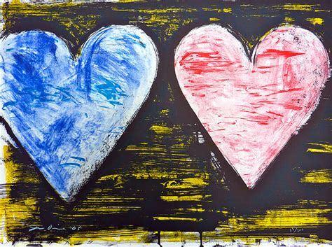 Jim Dine Hearts Lithograph S