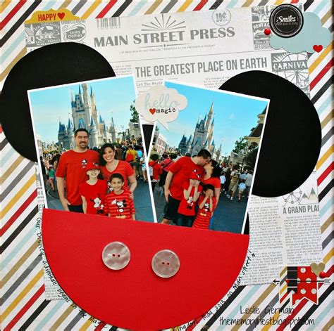 The Memory Nest Disney Pages With Simple Stories Disney Scrapbook