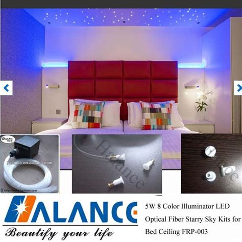 Hotel Bed Room Ceiling Optic Fiber Star Lighting Fiber Optic Lighting