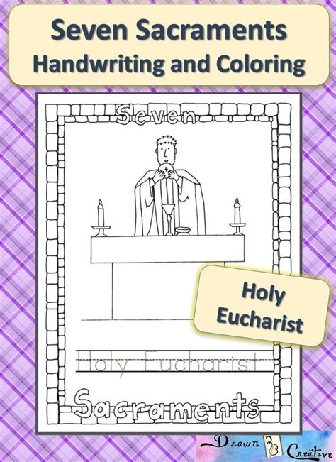 free printable seven sacraments coloring pages