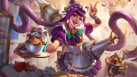 New Lol Cafe Cuties Skin Splashart Release Date And Animations