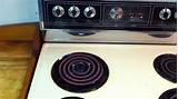 Pictures of Old Ge Electric Range