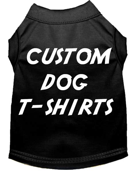 Custom Dog Shirt Pet Shirt Dog Tee Personalized Pet Clothing