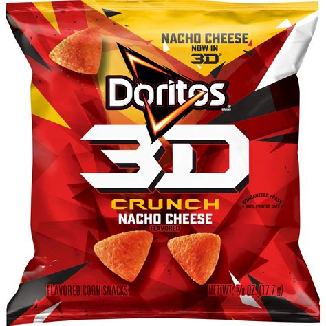 Doritos 3d Crunch Nacho Cheese Flavored Corn Snacks Smartlabel™