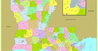 Zip Codes In Louisiana Map | Tour Map