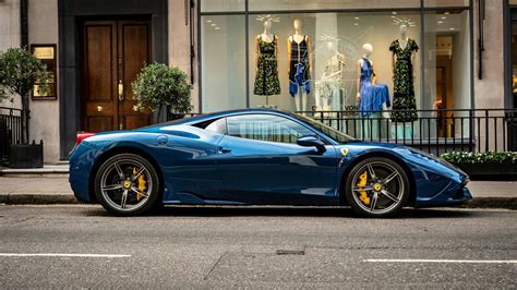 Free Stock Photo Of 458 Blue Ferrari