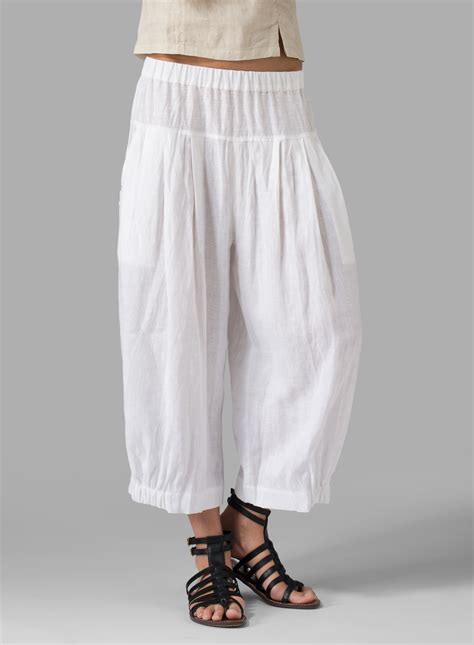Missy Clothing Linen Harem Pants