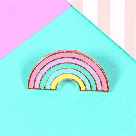 Pastel Rainbow Enamel Pin Punky Pins Punkypins Rainbow Pin Pastel