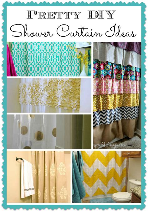 But such small details can help you create a cohesive look in the space. DIY Shower Curtain Projects