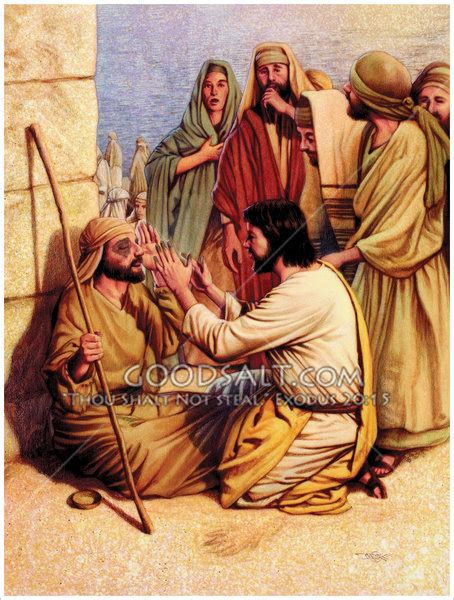 Jesus Healed A Man Born Blind