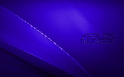 Download Wallpapers Asus Blue Logo 4k Creative Blue W