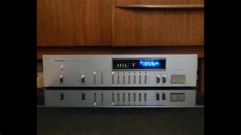 Pioneer Tx 710l Synthesized Amfm Stereo Tuner Review And Demo Youtube