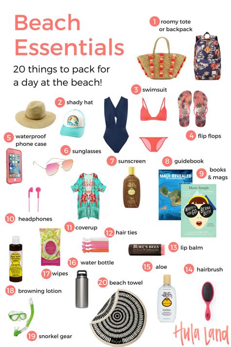 20 beach bag essentials use this beach packing list so make sure you don t forget anything
