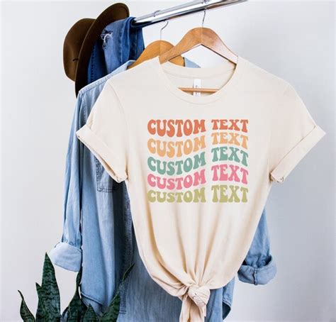 Retro Custom Shirt Custom Shirts Custom T Shirt Etsy