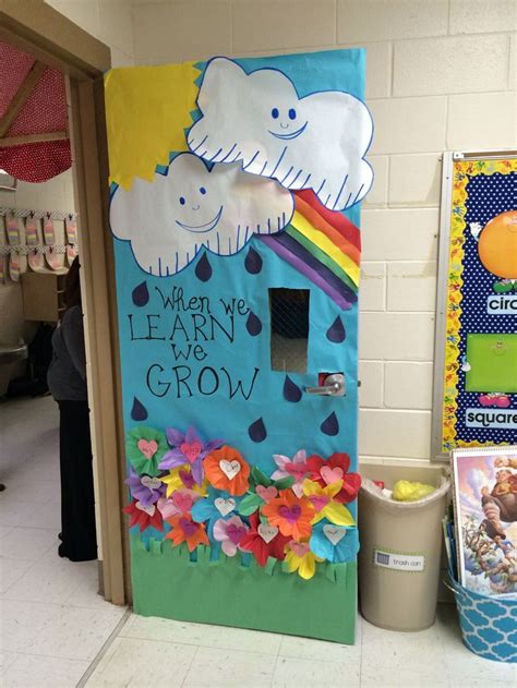 Rainbow Classroom Door Spring Classroom Door Door Decorations