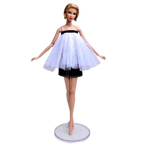 fashion doll clothes for barbie doll outfits floral party dress gown skirt 1 6 ebay