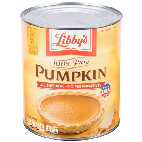libby s 100 pure canned pumpkin 10 can