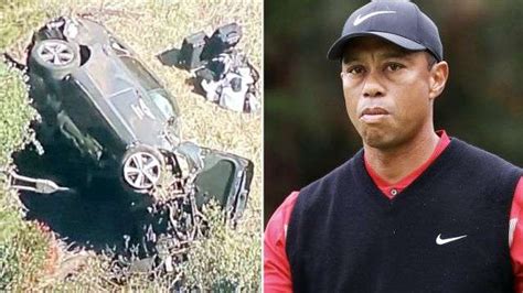 Tiger Woods Suffers Leg Injuries In California Car Crash Mikey Live