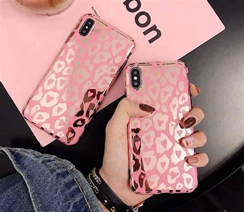 Leopard Print Gold Blocking Phone Case Cover For Iphone 11 Pro Xs Max