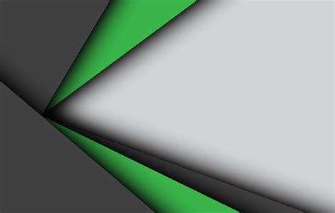 Wallpaper White Line Green Background Geometry Background Images