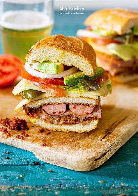 Torta Cubana Recipe Mexican Sandwich