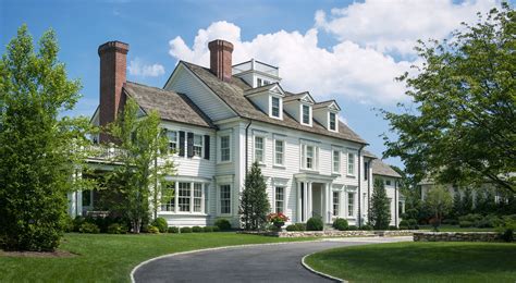 Federal Colonial Residence In Southport Ct Colonial House Exteriors