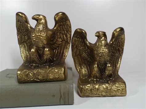 Sale Antique Bronze Bookends Eagle Bookends Home