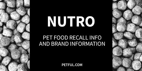 In this article you will find Nutro Pet Food Recall Info - Petful