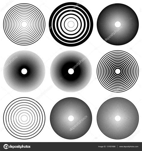Radial Circular Elements Stock Vector Image By ©vectorguy 131831688