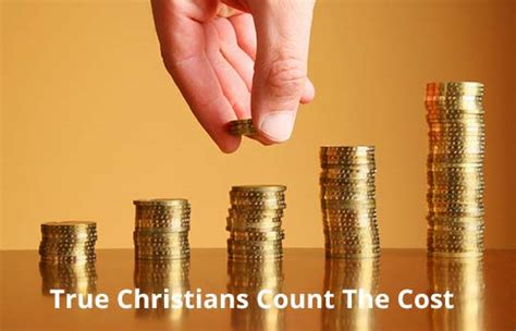 True Christians Count The Cost Neverthirsty