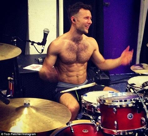 Mcfly S Harry Judd Plays The Drums In His Pants Mondays Toms And Physique