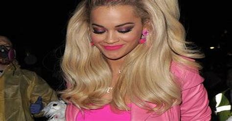 Rita Ora Suffers Knicker Flashing Wardrobe Malfunction As She Strolls
