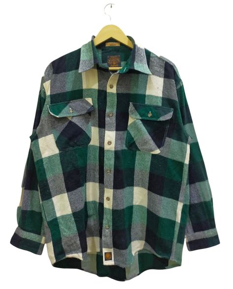 Vintage Vintage Flannel Boon Pal Button Up Long Sleeve Shirt Grailed