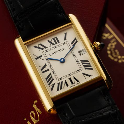 Cartier Tank Louis Date Amsterdam Vintage Watches