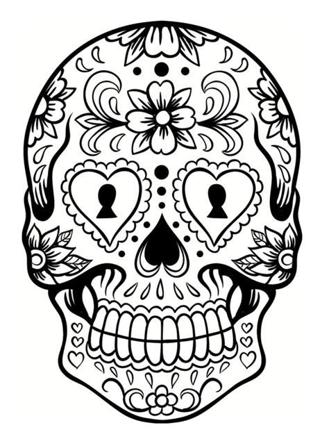 Découvrez nos exercices de dessin simples et ludiques pour apprendre à améliorer votre coup de crayon ou votre sens de l'observation au travers de le principe est simple : Coloriage tête de mort mexicaine : 20 dessins à imprimer ...