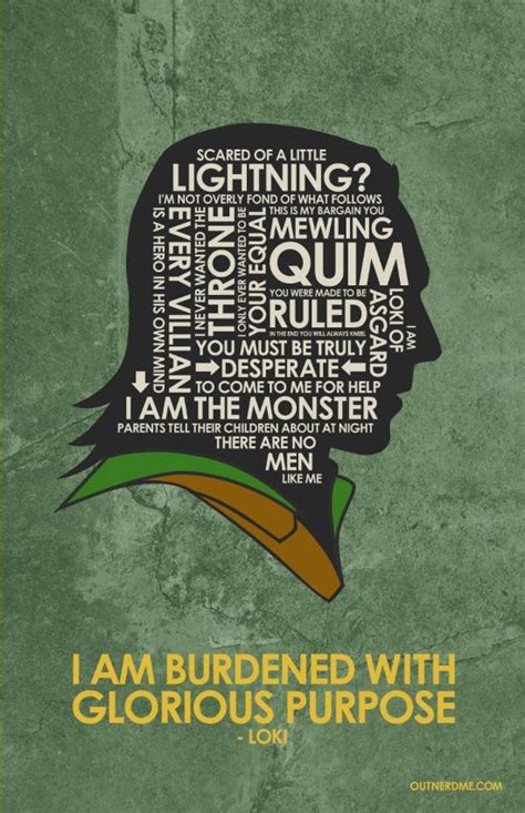 #thor #marvel #avengers #loki #green #red #gold #silver #norse. Updated Loki Poster by outnerdme | Loki poster, Loki quotes, Avengers quotes